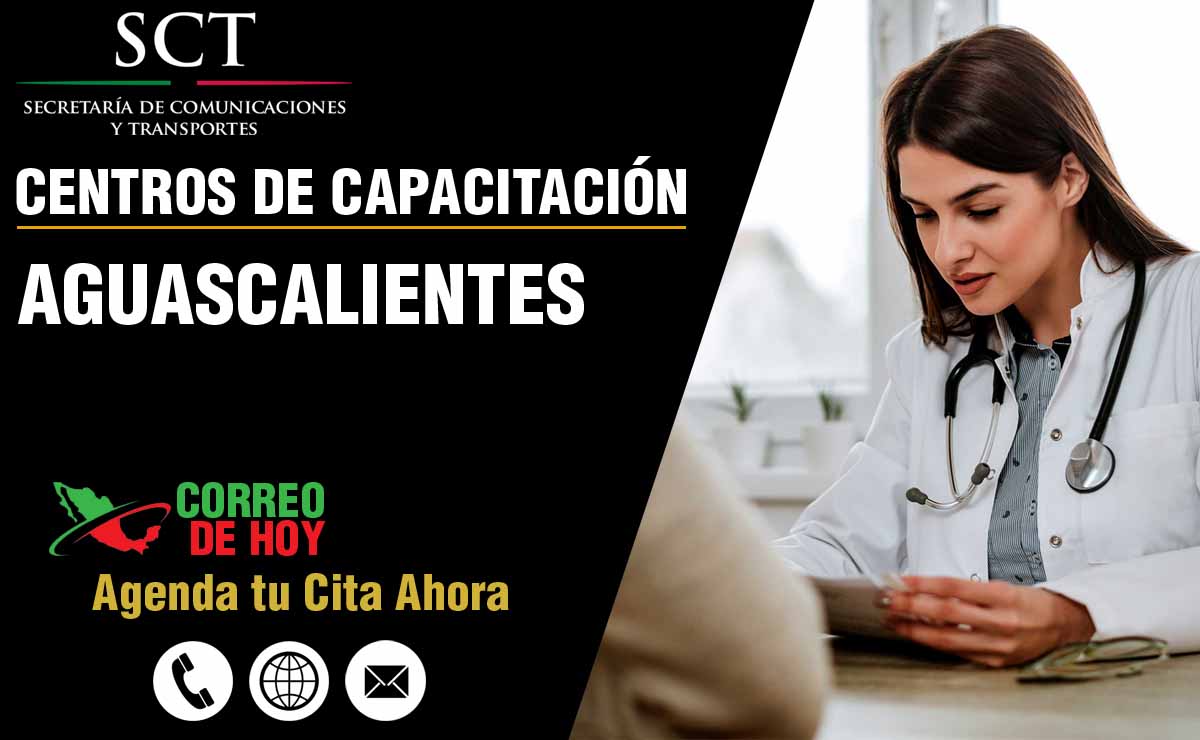 Centros de Capacitacin SCT en Aguascalientes - Direcciones, Telfonos y Email